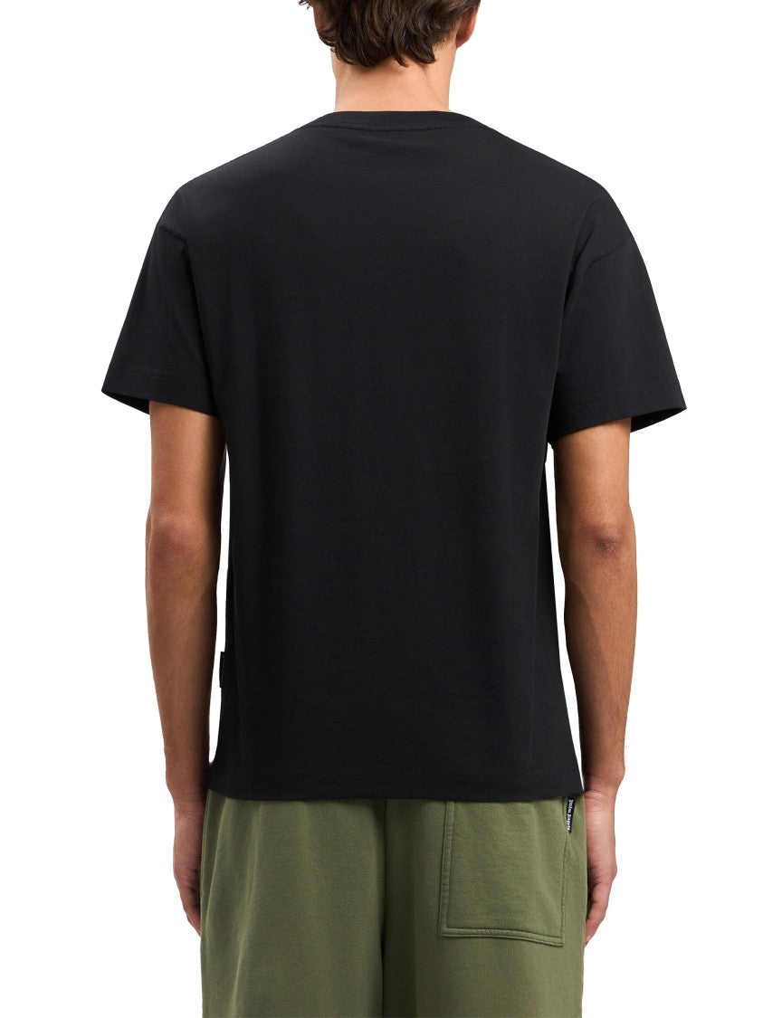 Palm Angels Regular Fit Spray Bear Graphic T-Shirt