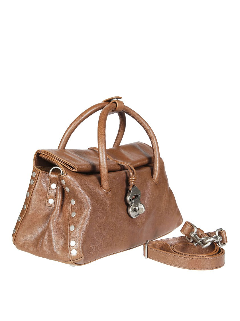 Zanellato Learned Leather Vintage Leather Shoulder Bag