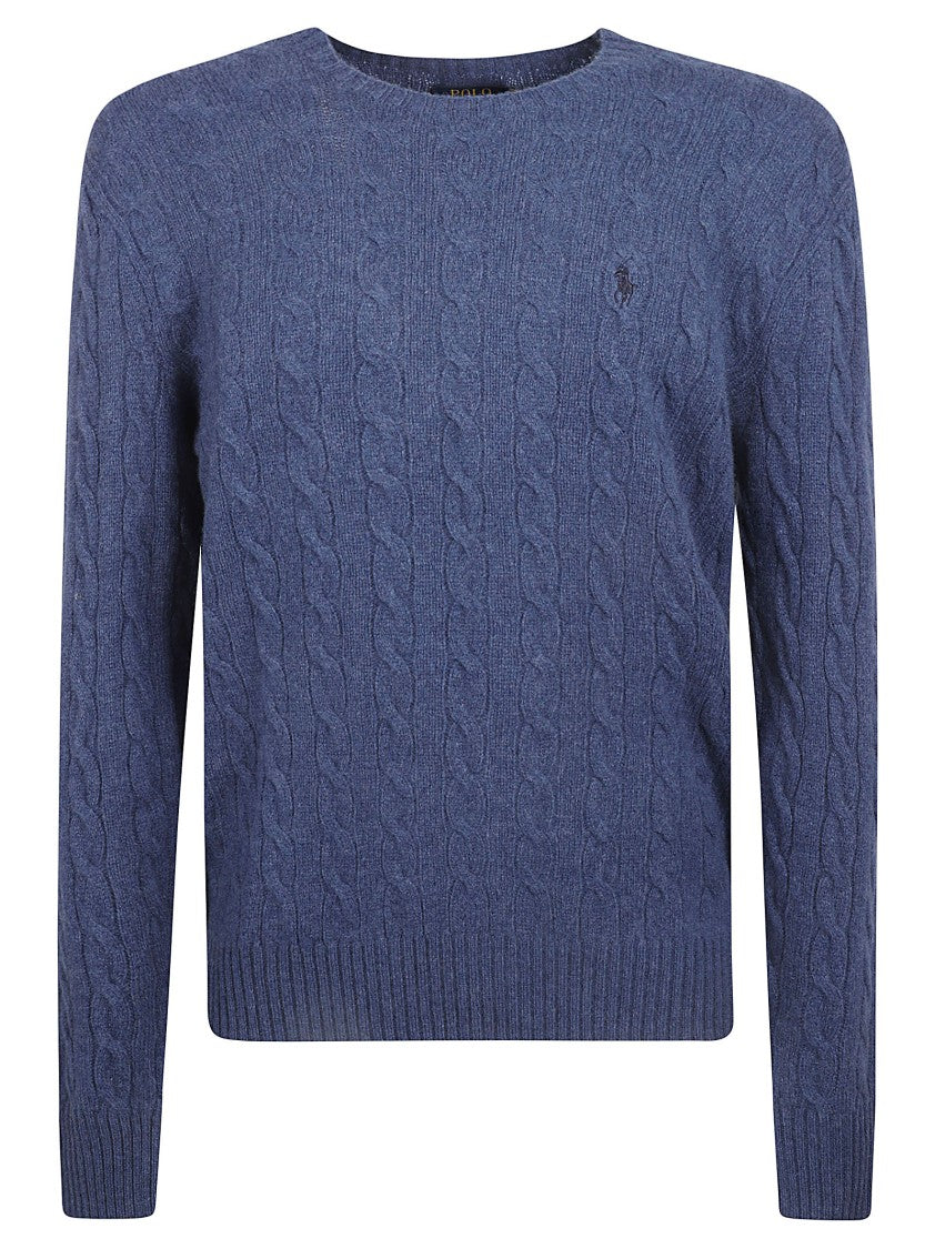 Polo Ralph Lauren Blue Wool Blend Sweater