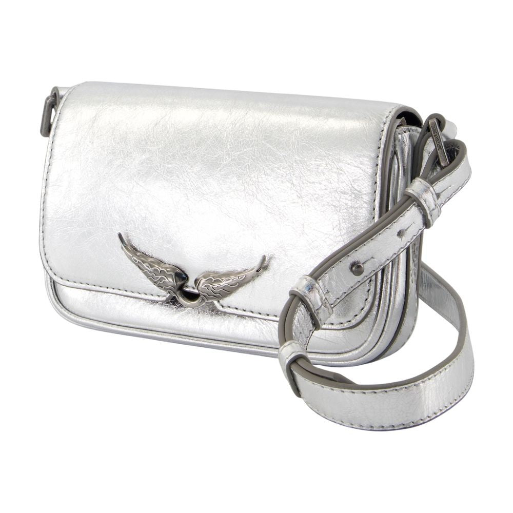 Zadig & Voltaire Le Zazi Crossbody - Leather - Silver