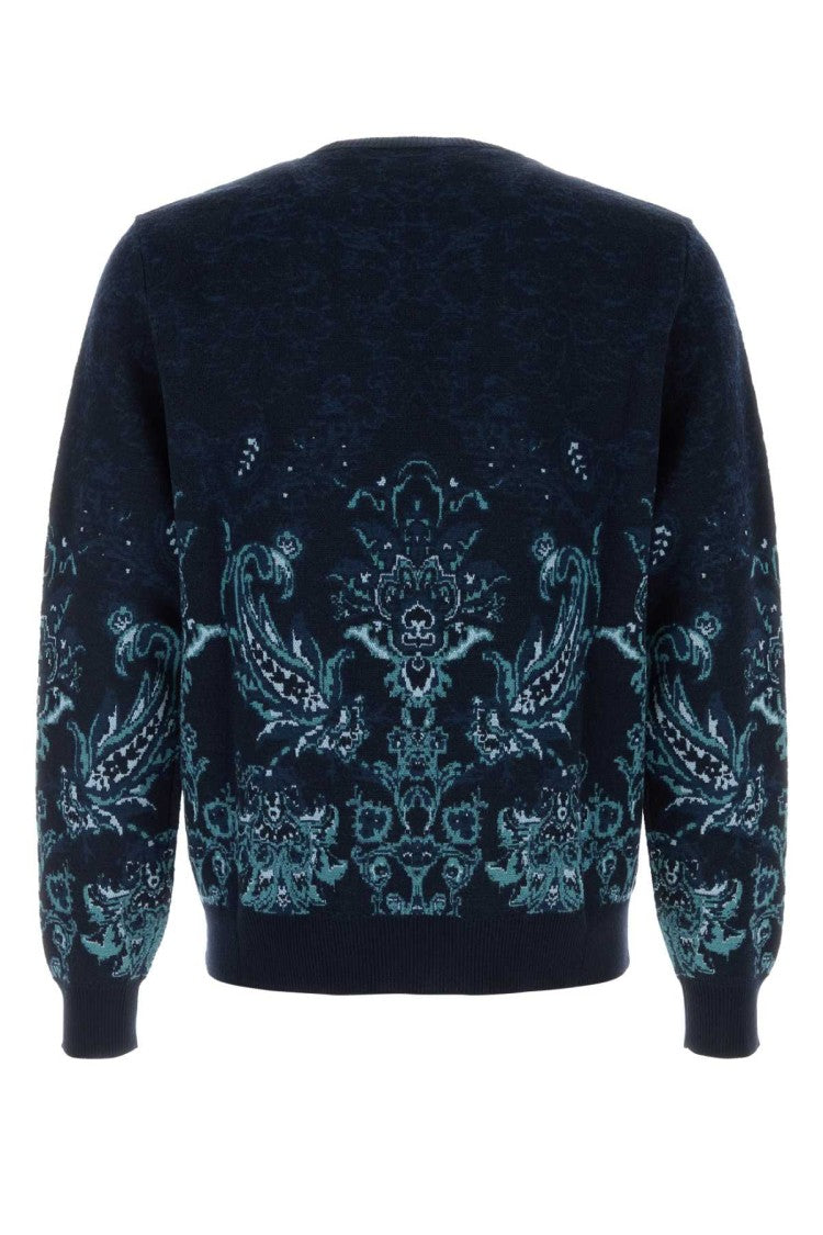 Etro Embroidered Cotton Sweater