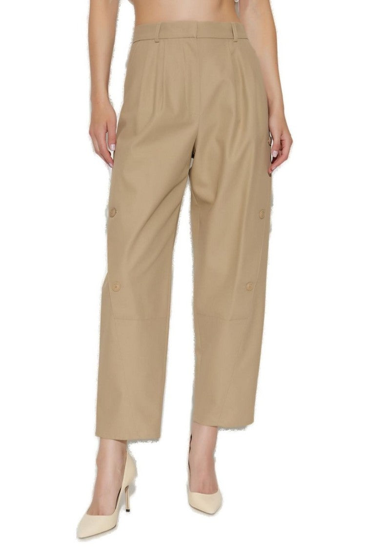 Max Mara Tailored Straight Leg Pants With Smooth Waistband
