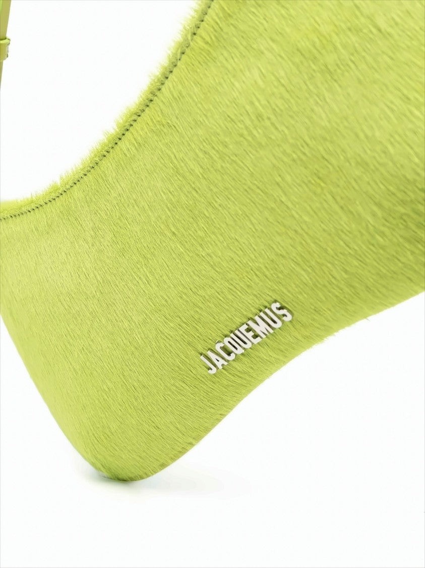 Jacquemus Pony Hair Shoulder Bag With Slim Silhouette