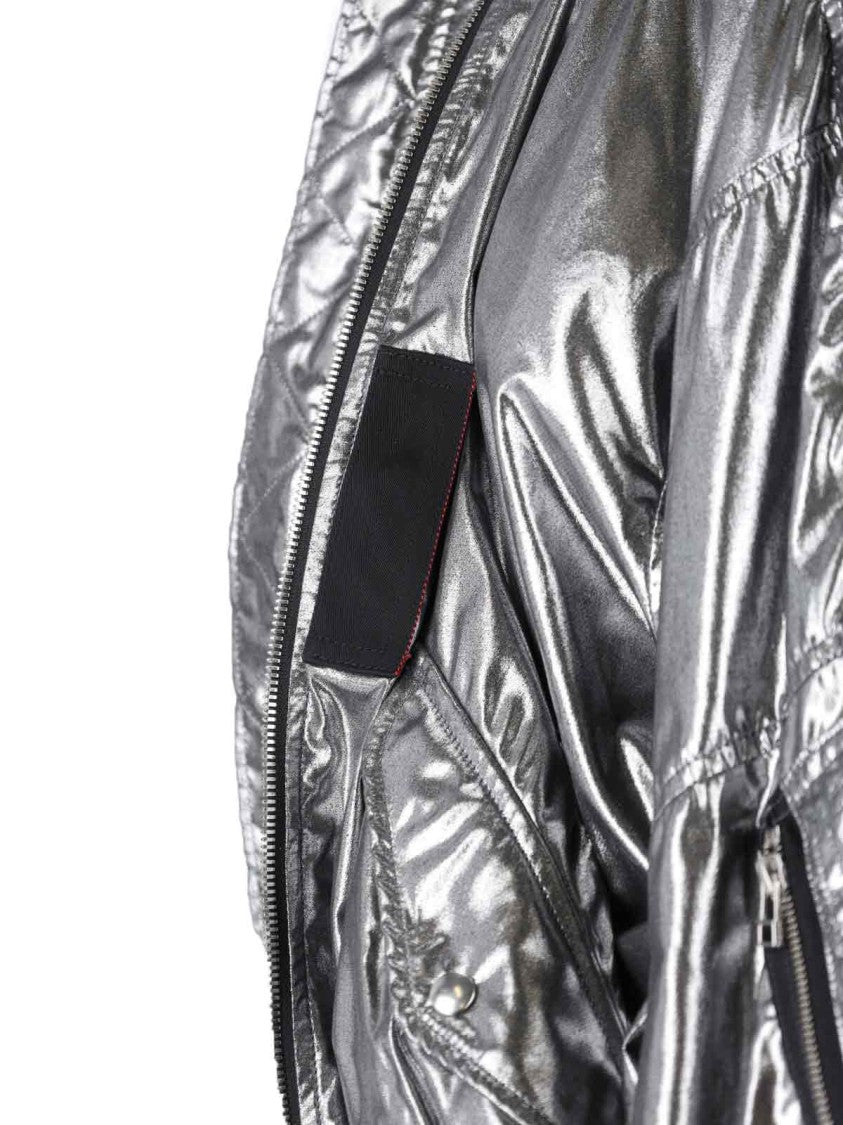Junya Watanabe Silver Zip Bomber – Metallic