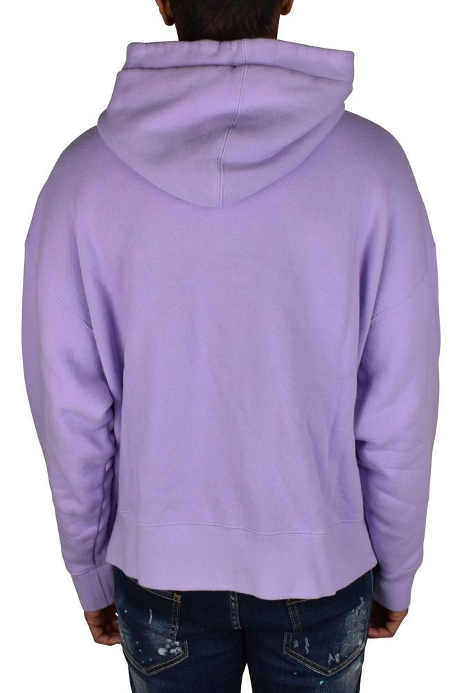 Palm Angels Lilac Cotton Palm Angels Hoodie