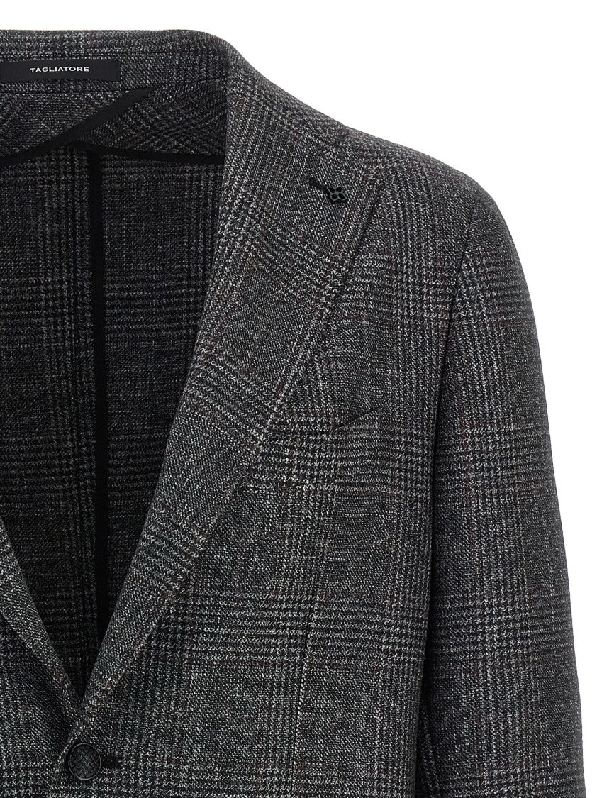 Tagliatore Check Patterned Blazer