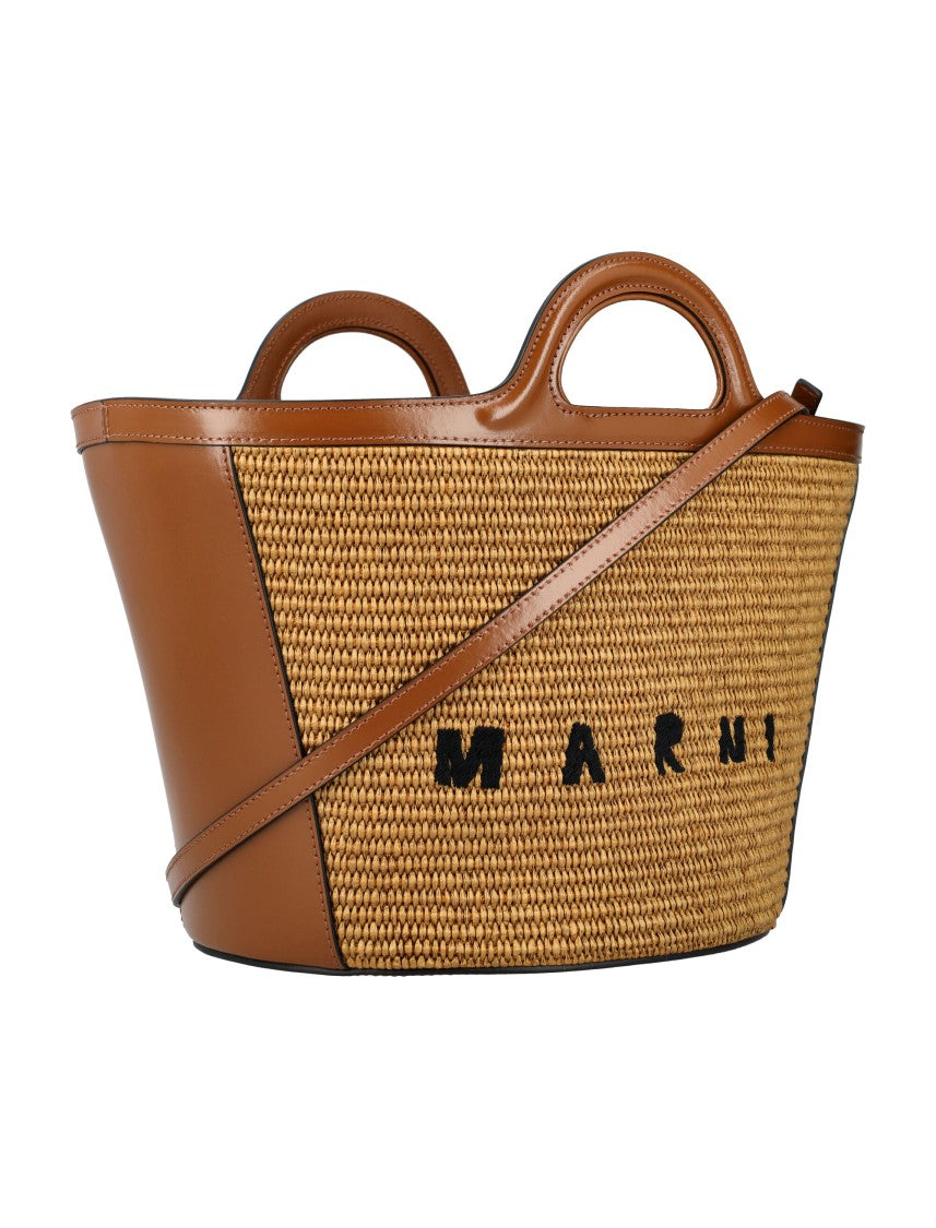 Marni Tropicalia Small Structured Woven Straw Handbag