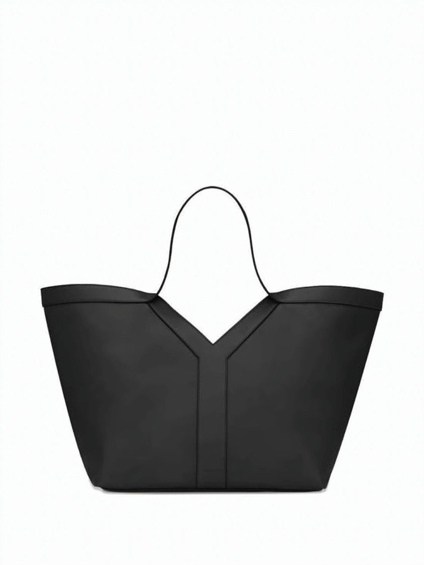 Saint Laurent Structured Calf Leather Y Tote Bag
