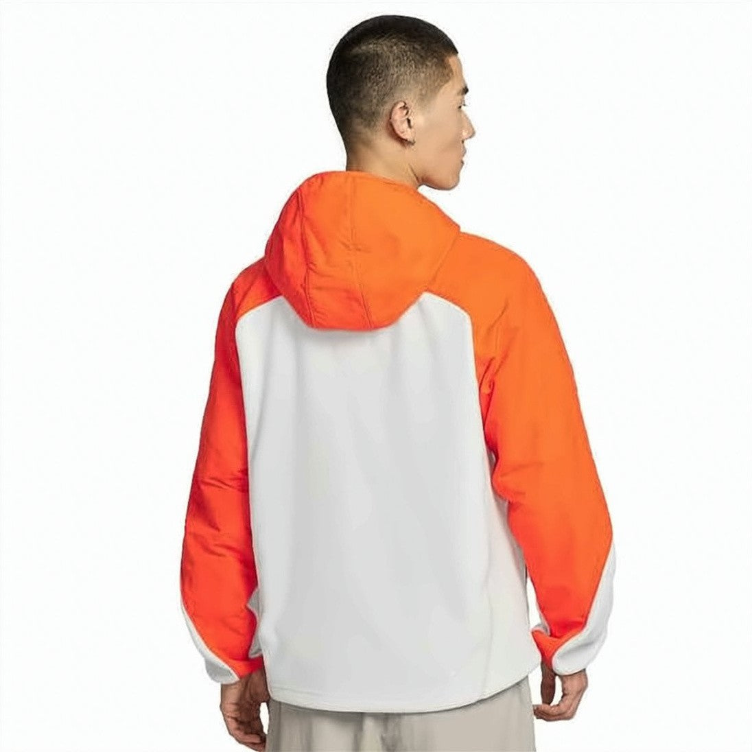 Nike Bold Color-Block Casual Jacket With Zipper Closure