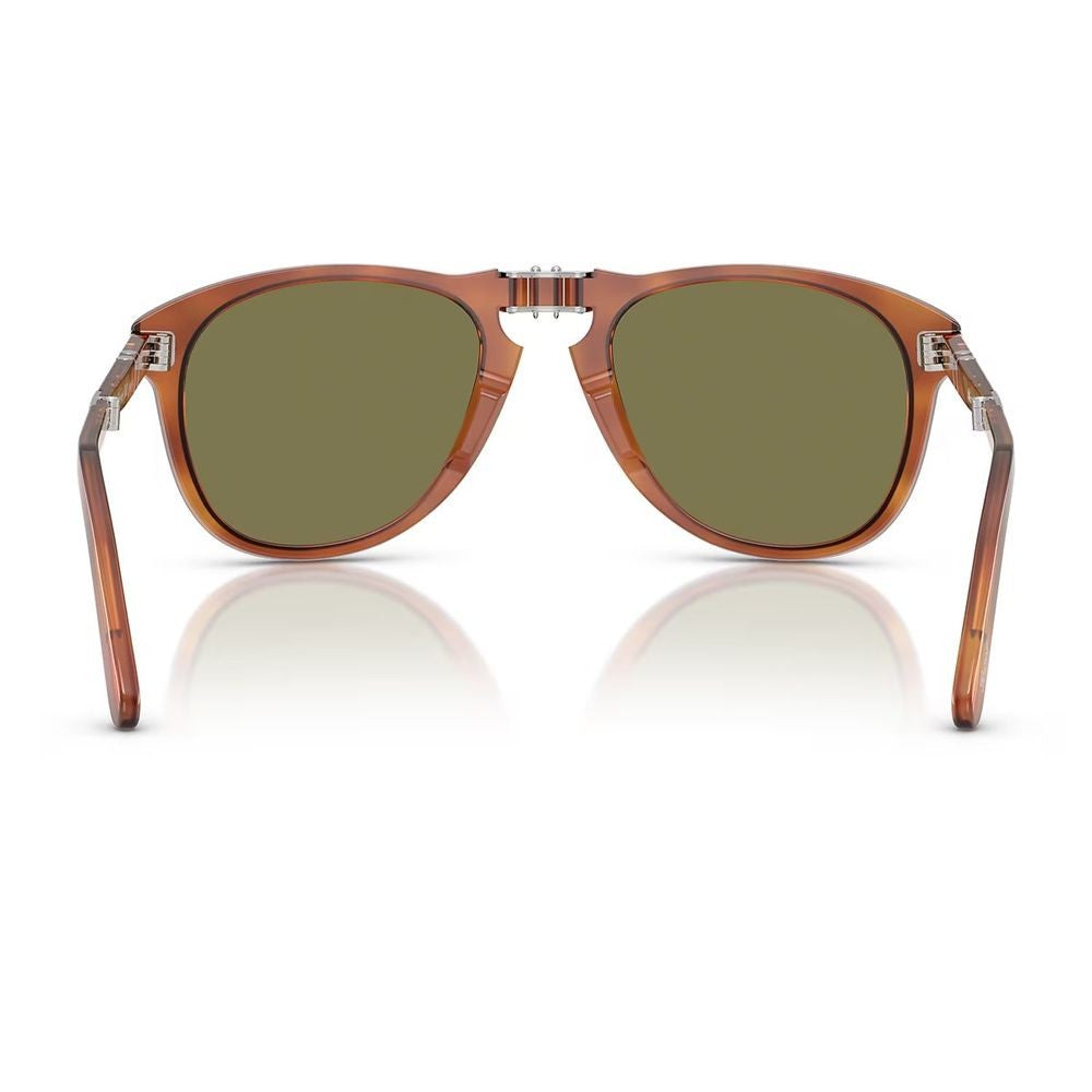Persol Po0714sm Steve Mcqueen Pilot-Shaped Folding Sunglasses In Terra Di Siena