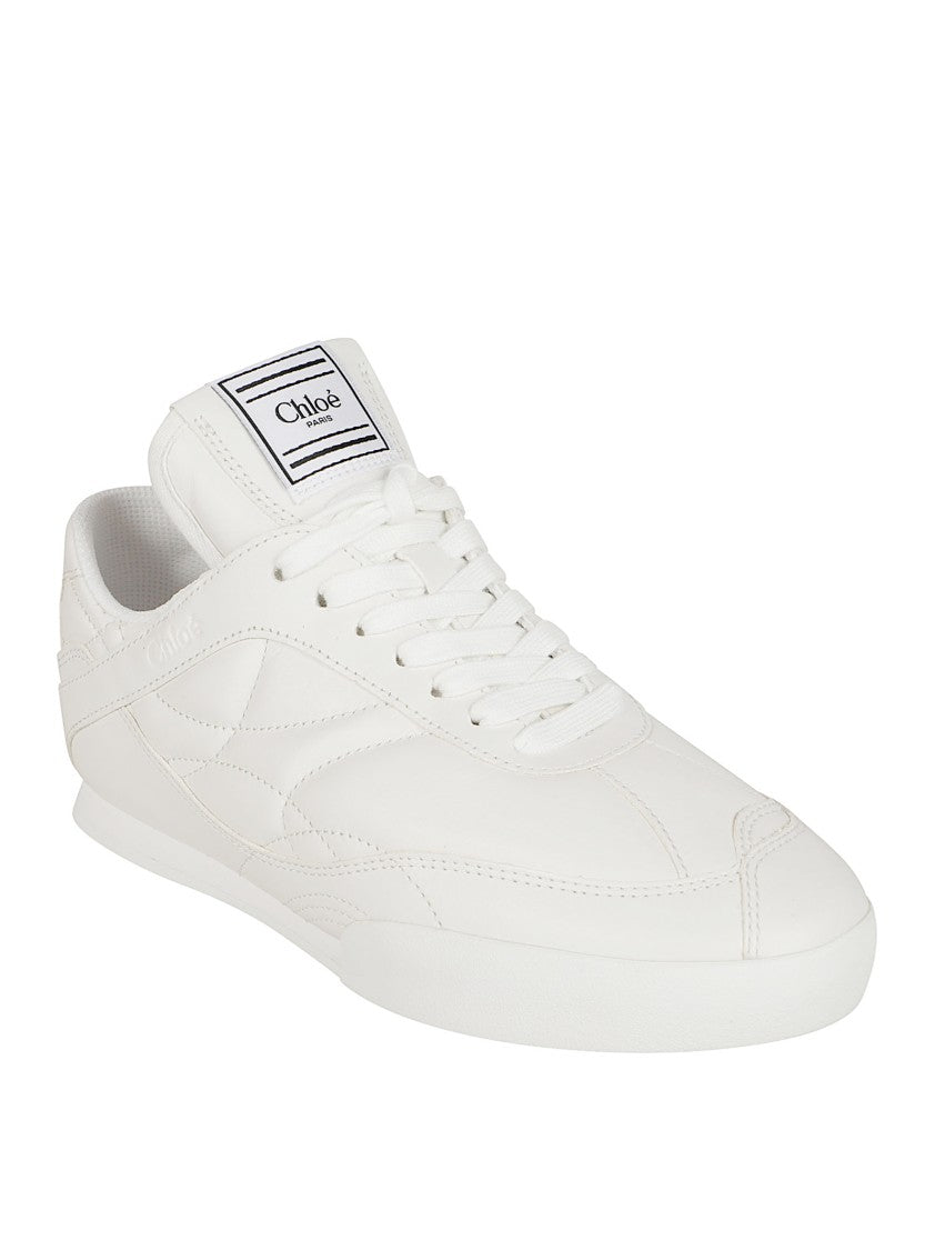 Chloé Calfskin Sneakers With Internal Wedge