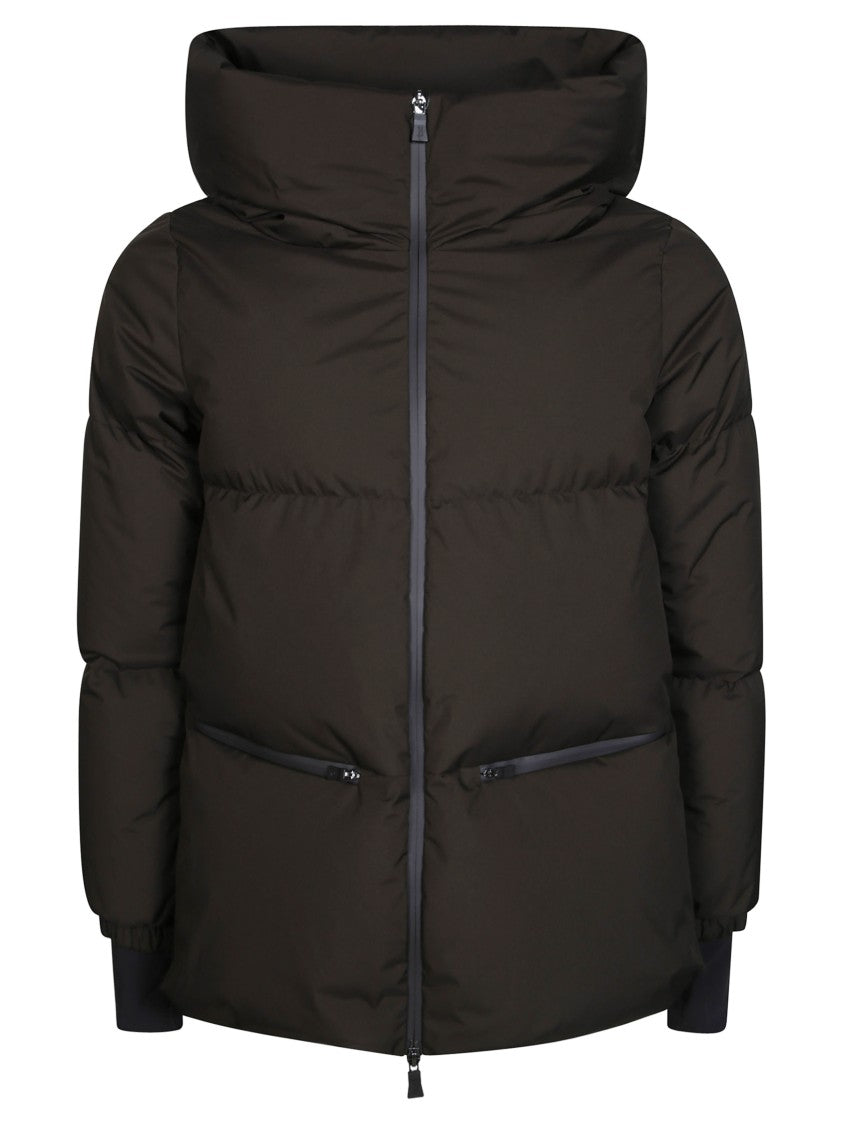 Herno Short Boxy High Collar Down Jacket