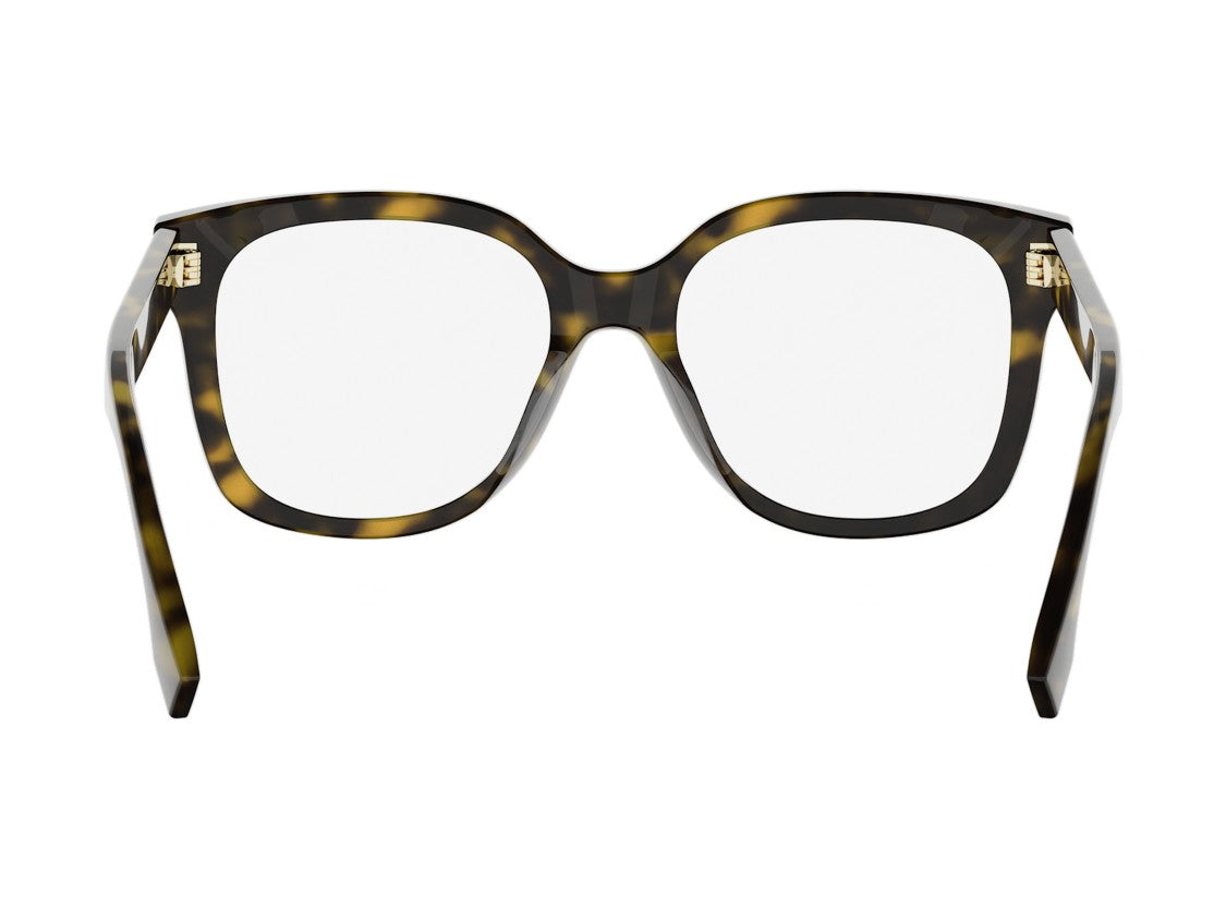 Fendi Fe50161i Tortoiseshell Oversized Square Frame Eyeglasses
