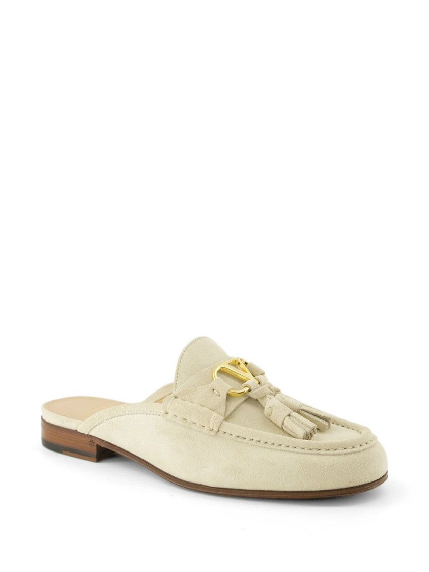 Valentino Garavani Slip-On Mule Flats With Suede Upper