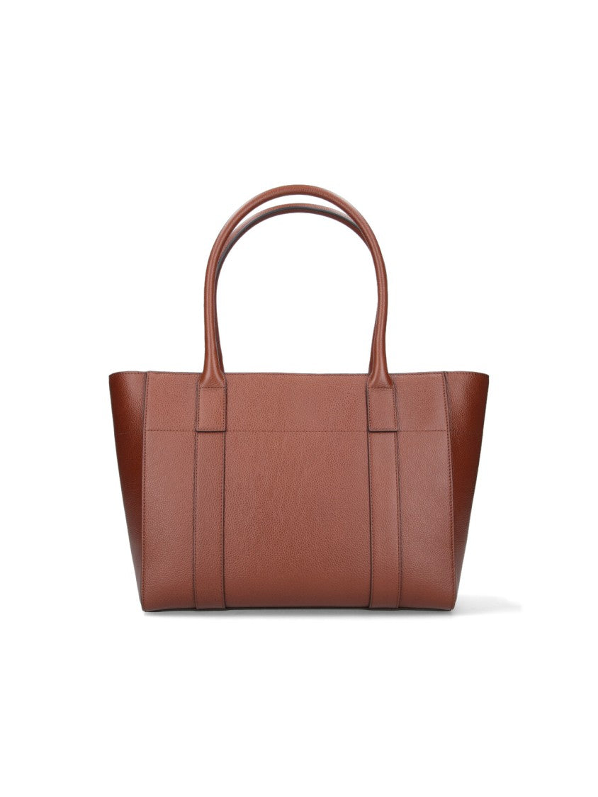 Mulberry Brown Bayswater 9 To 5 Hammered Leather Tote Bag