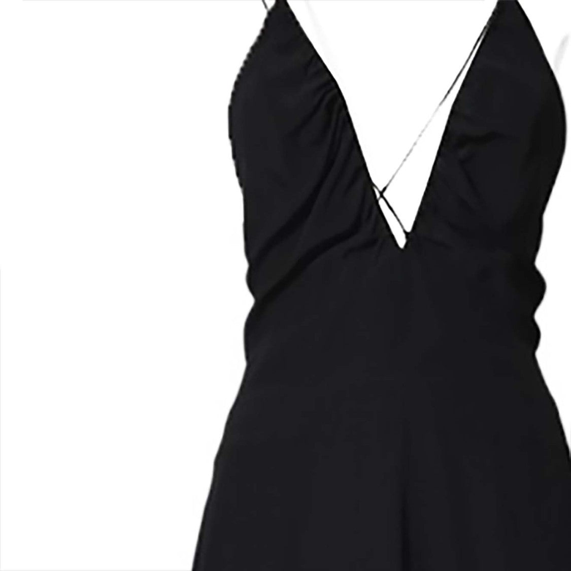 Aspesi Black Silk Crêpe De Chine Long Dress