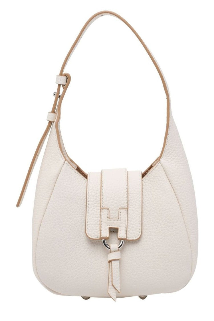 Hogan Structured White Bag With Minimalist Design