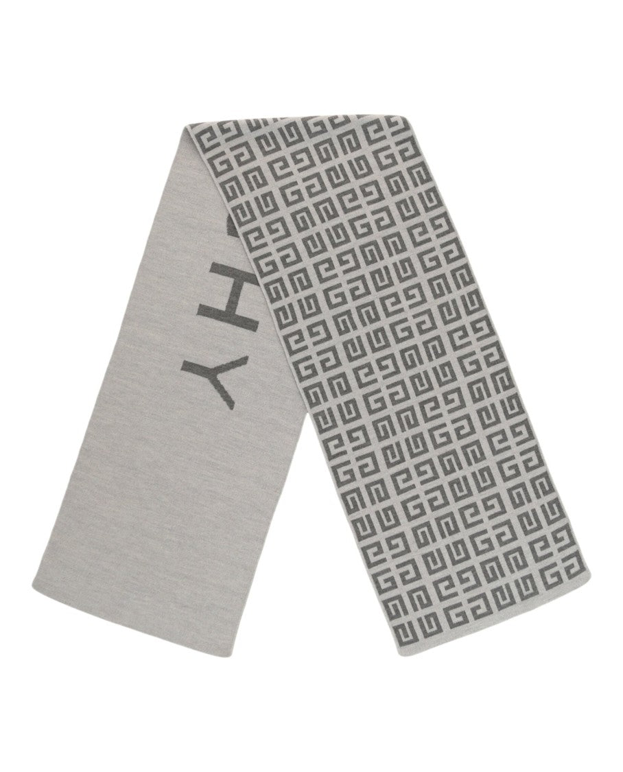 Givenchy Reversible Logo Wool Scarf