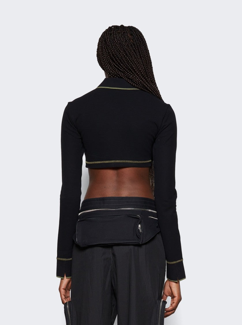Dion Lee Shrunken Snap Polo Top