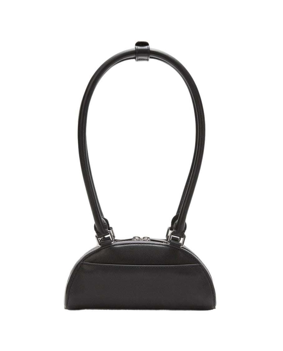 Self-Portrait Mini Shoulder Bag In Smooth Leather With Decorative Charm