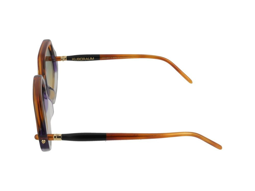 Kuboraum Oversized Geometric Gradient Tint Sunglasses
