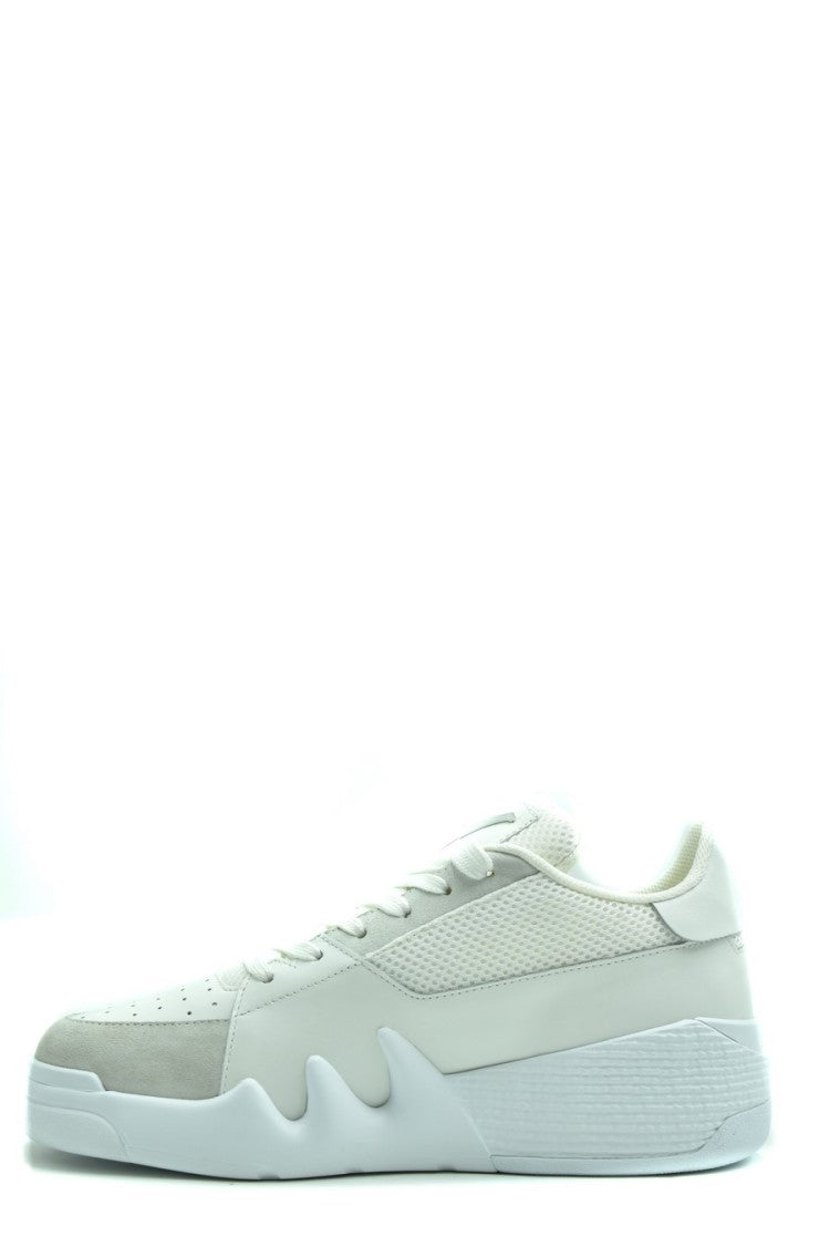 Giuseppe Zanotti Multicolor Leather Sneakers Wavy Rubber Sole