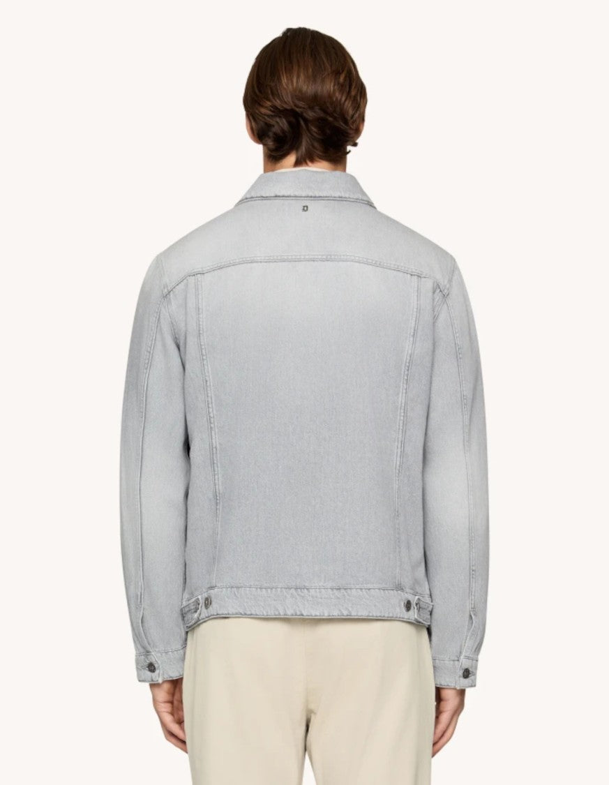 Dondup Light Grey Denim Jacket