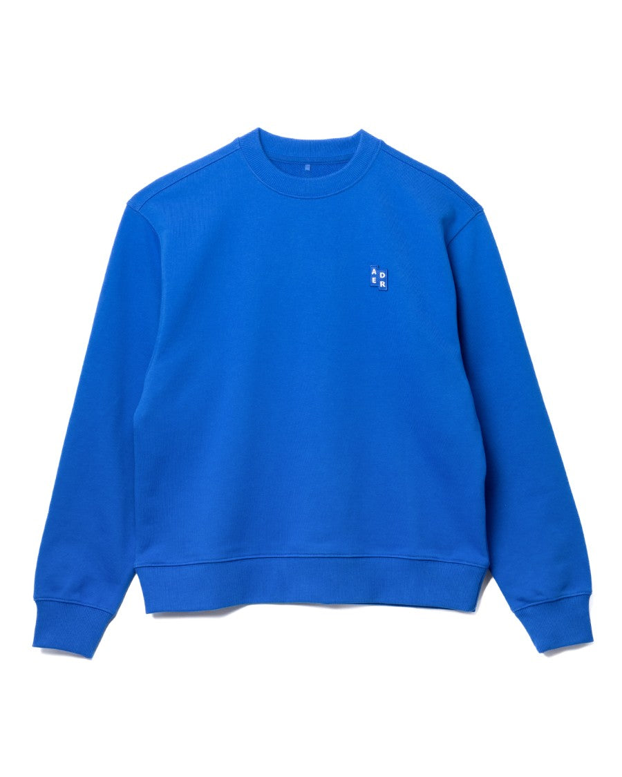 Adererror Cotton Sweatshirt With Tetris Logo Patch