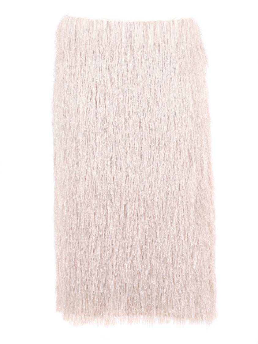 Peserico Straight Silhouette Skirt With Metallic Sheen