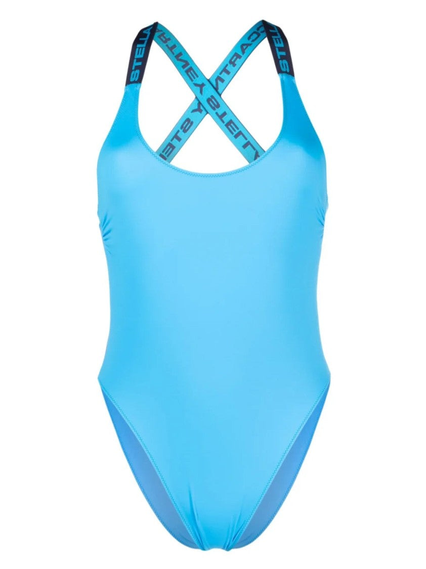 Stella Mccartney Scoop Neck One-Piece Swimwear