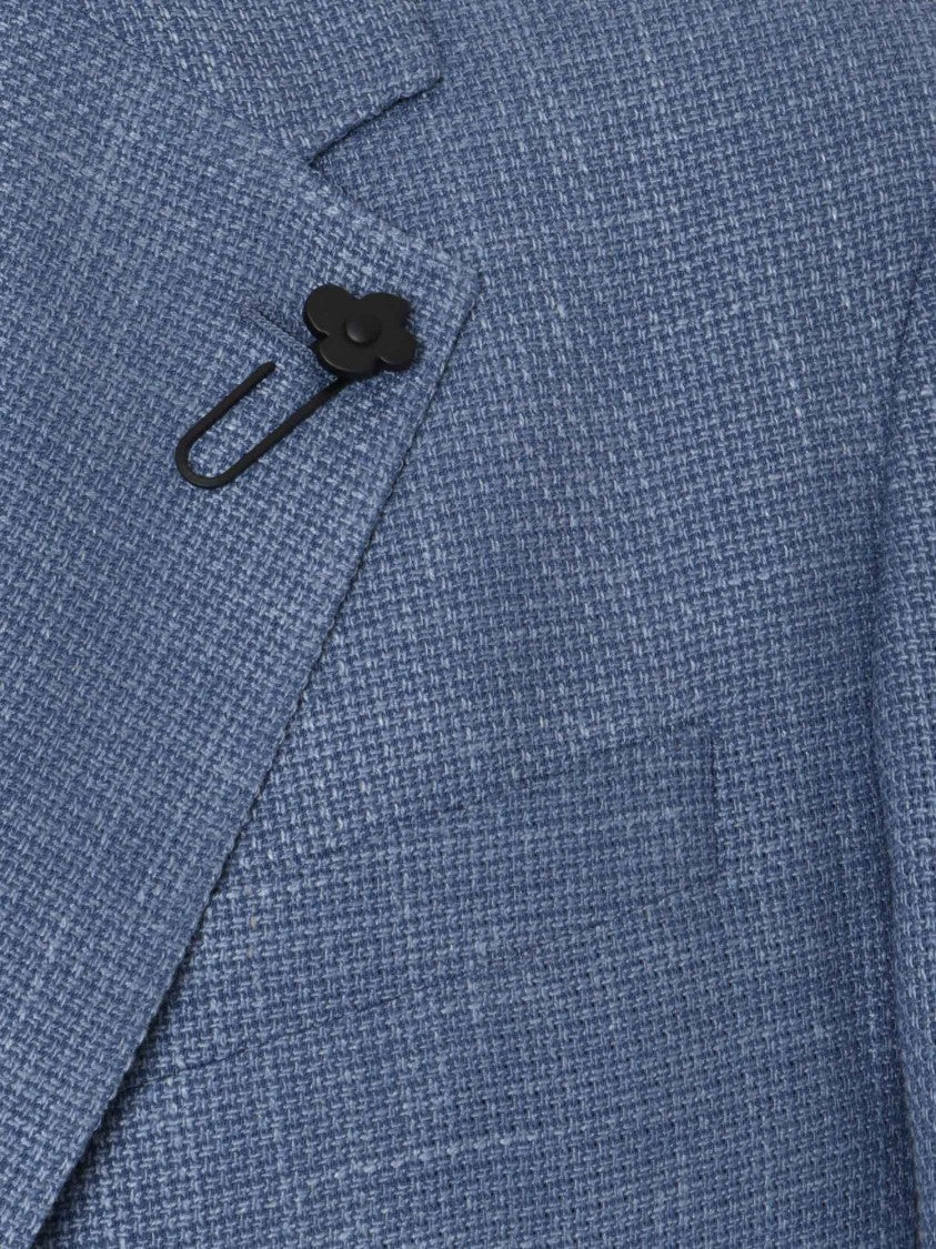 Lardini Rome Tailored Blazer With Textured Fabric