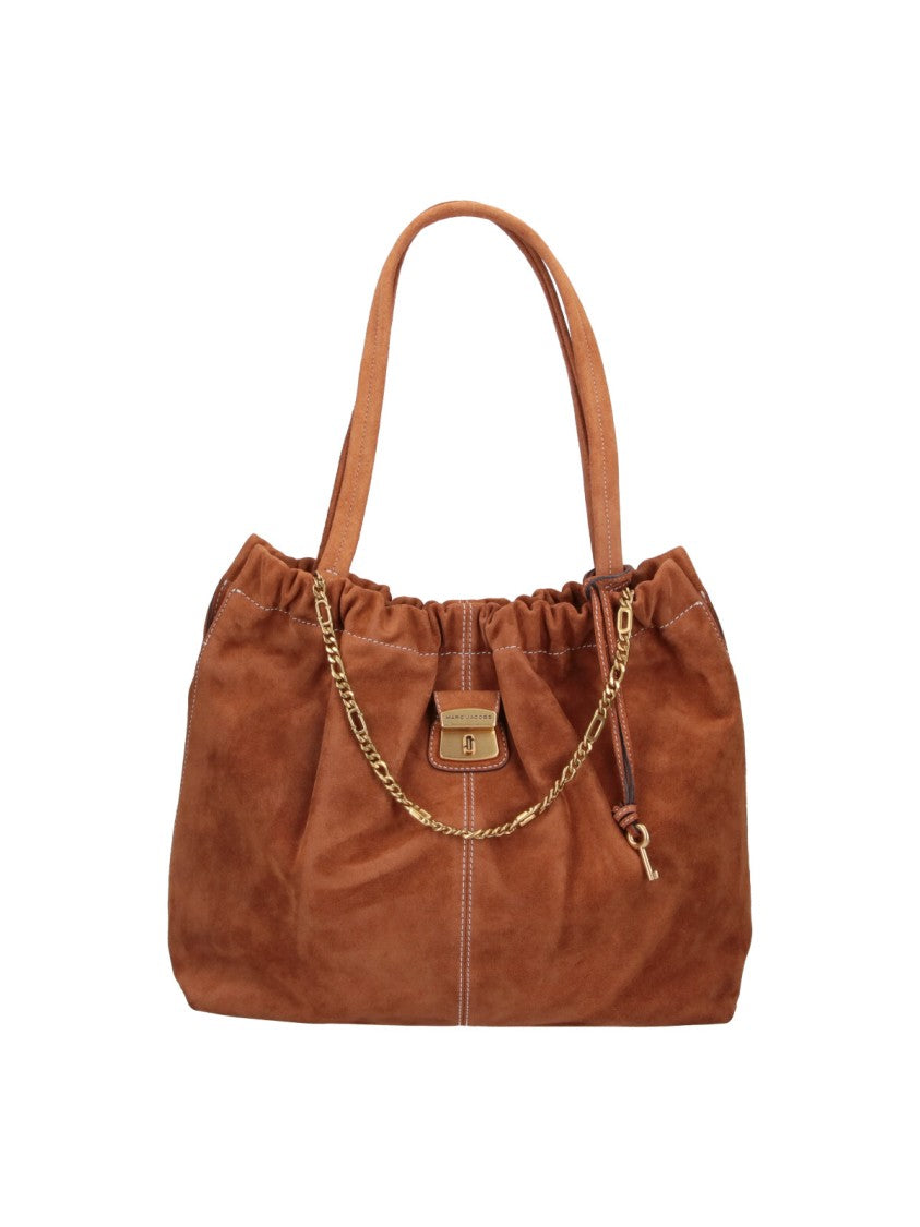 Marc Jacobs Brown The Christina Calf Suede Tote Bag