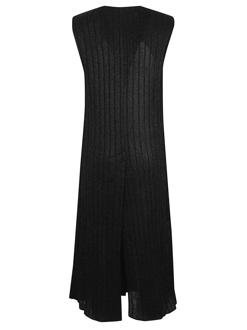 Charlott Black Wool Waistcoat