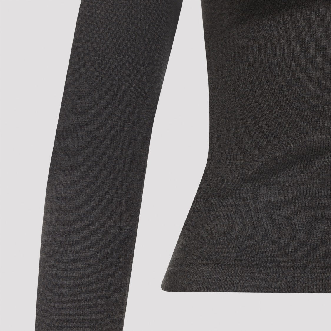 Jacquemus The Dark Brown Merino Polo