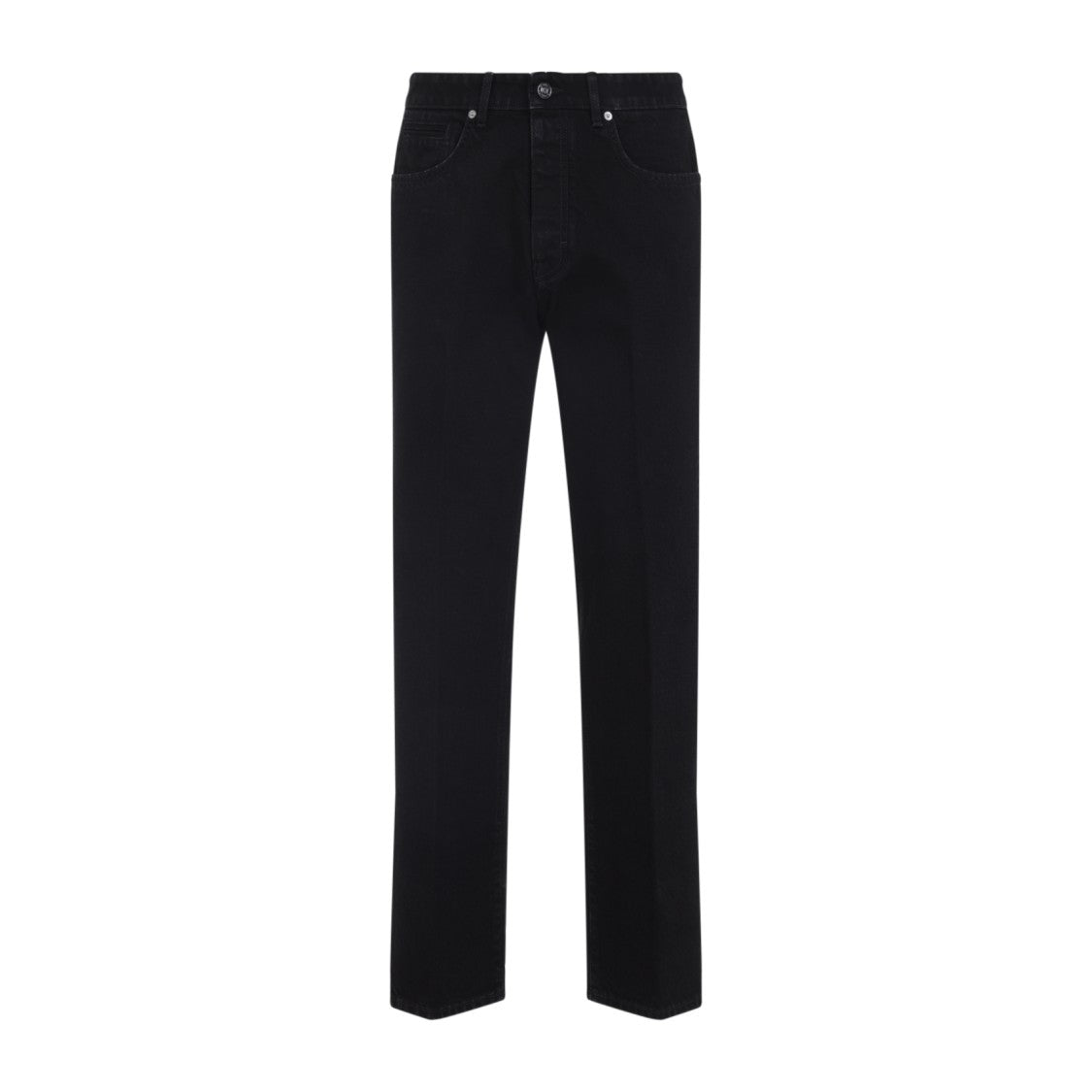 Givenchy Straight-Leg Cotton Blend Trousers With Subtle Branding