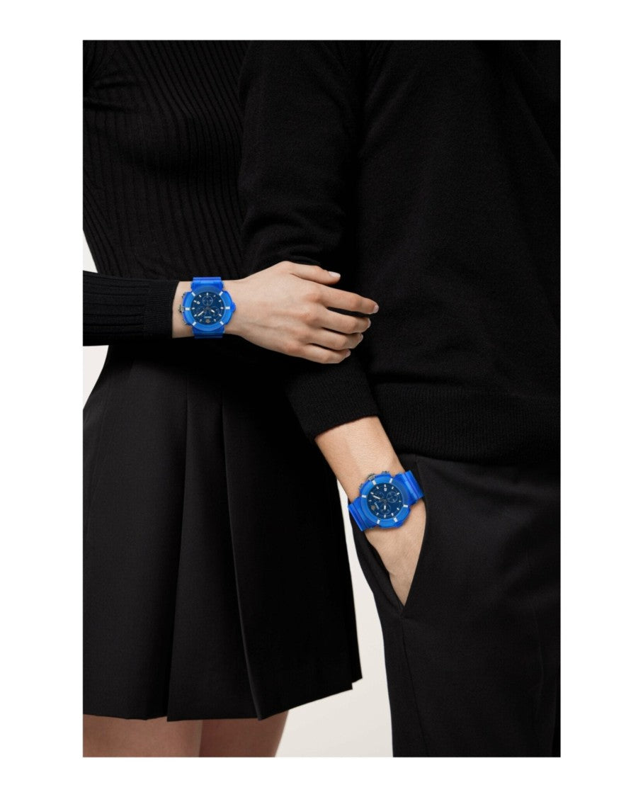 Versace Real Active Chrono Silicone Watch