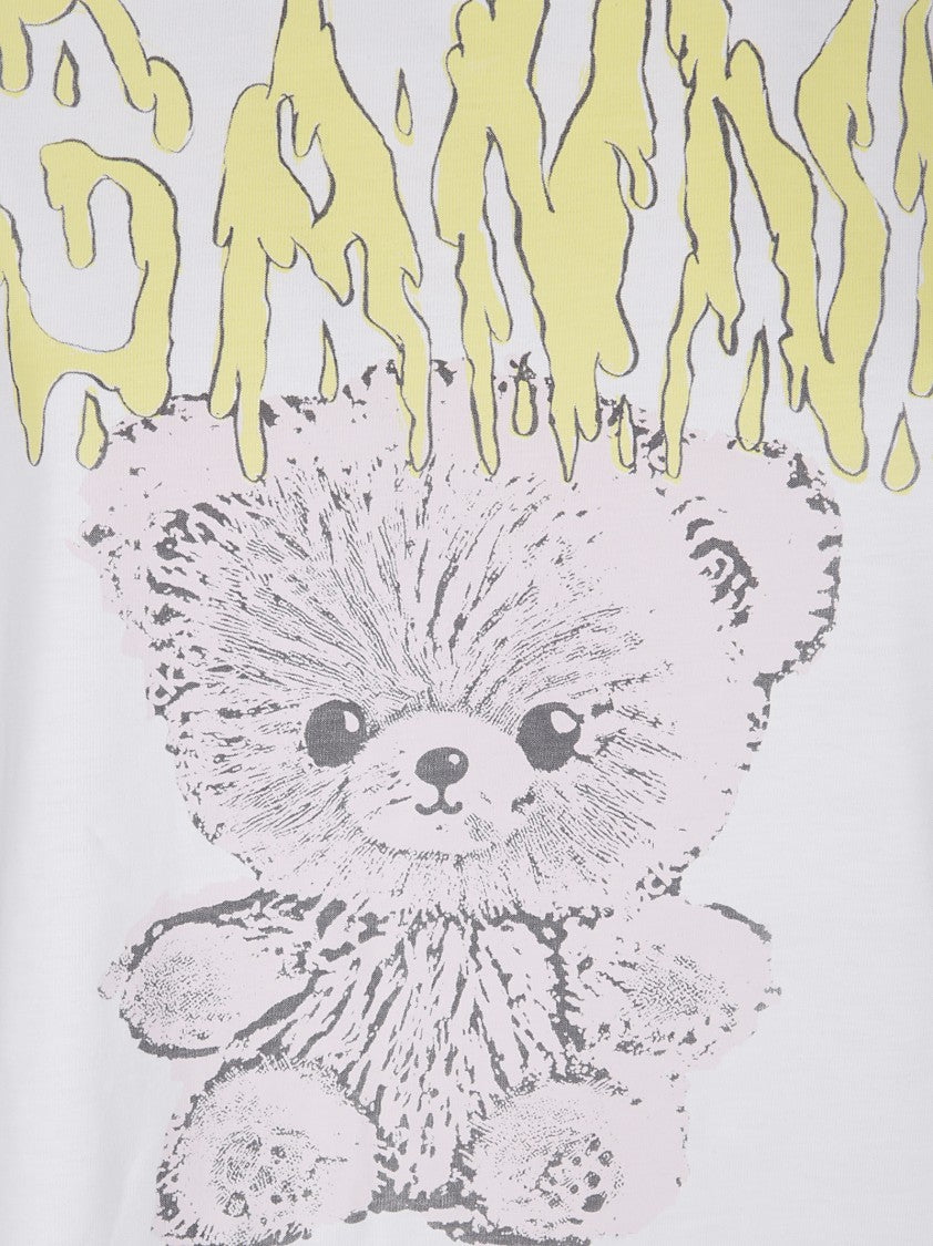 Ganni Graphic Print Organic Cotton T-Shirt