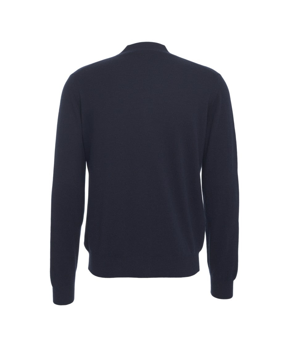 Gender V-Neck Button Front Cardigan In Premium Knit