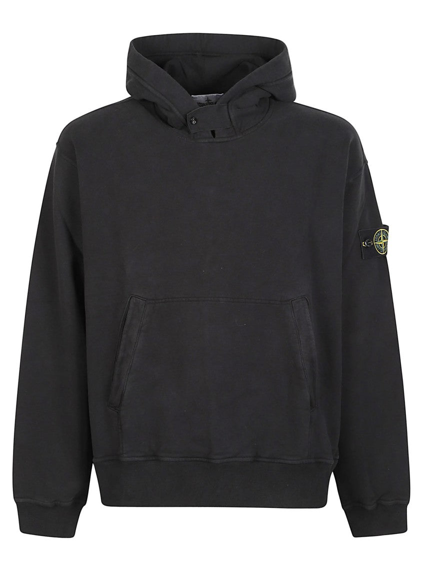 Stone Island Relaxed-Fit Hooded Cotton Sweatshirt