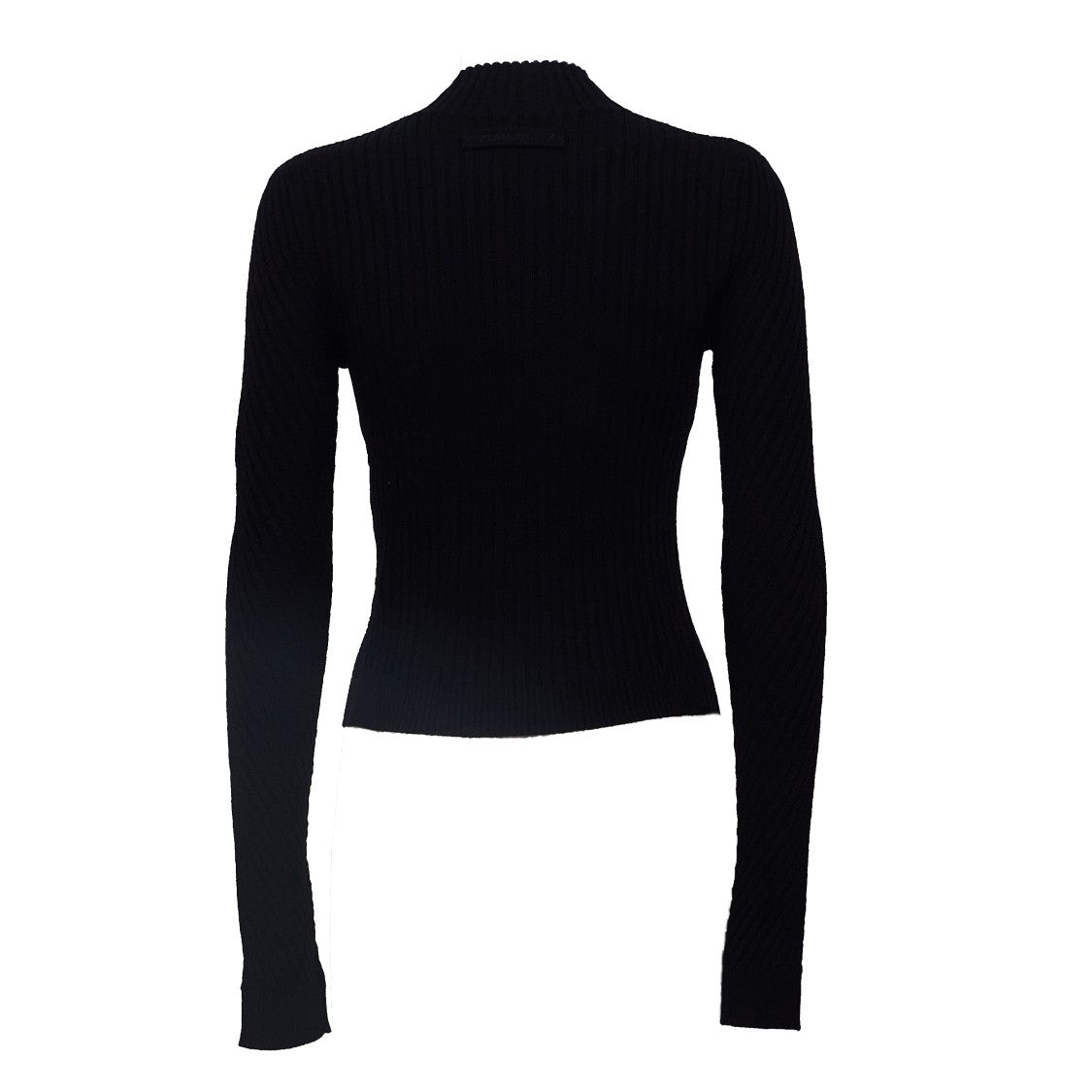 Victoria Beckham Georgia High-Neck Merino Wool Sweater