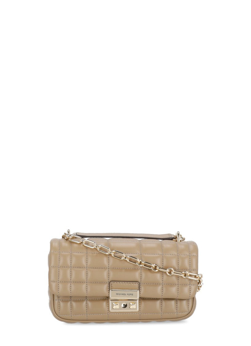 Michael Michael Kors Brown Leather Tribeca Shoulder Bag