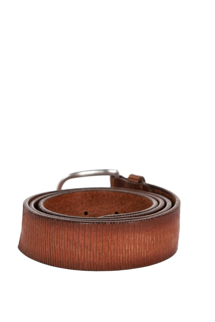 Orciani Lamellar Leather Belt