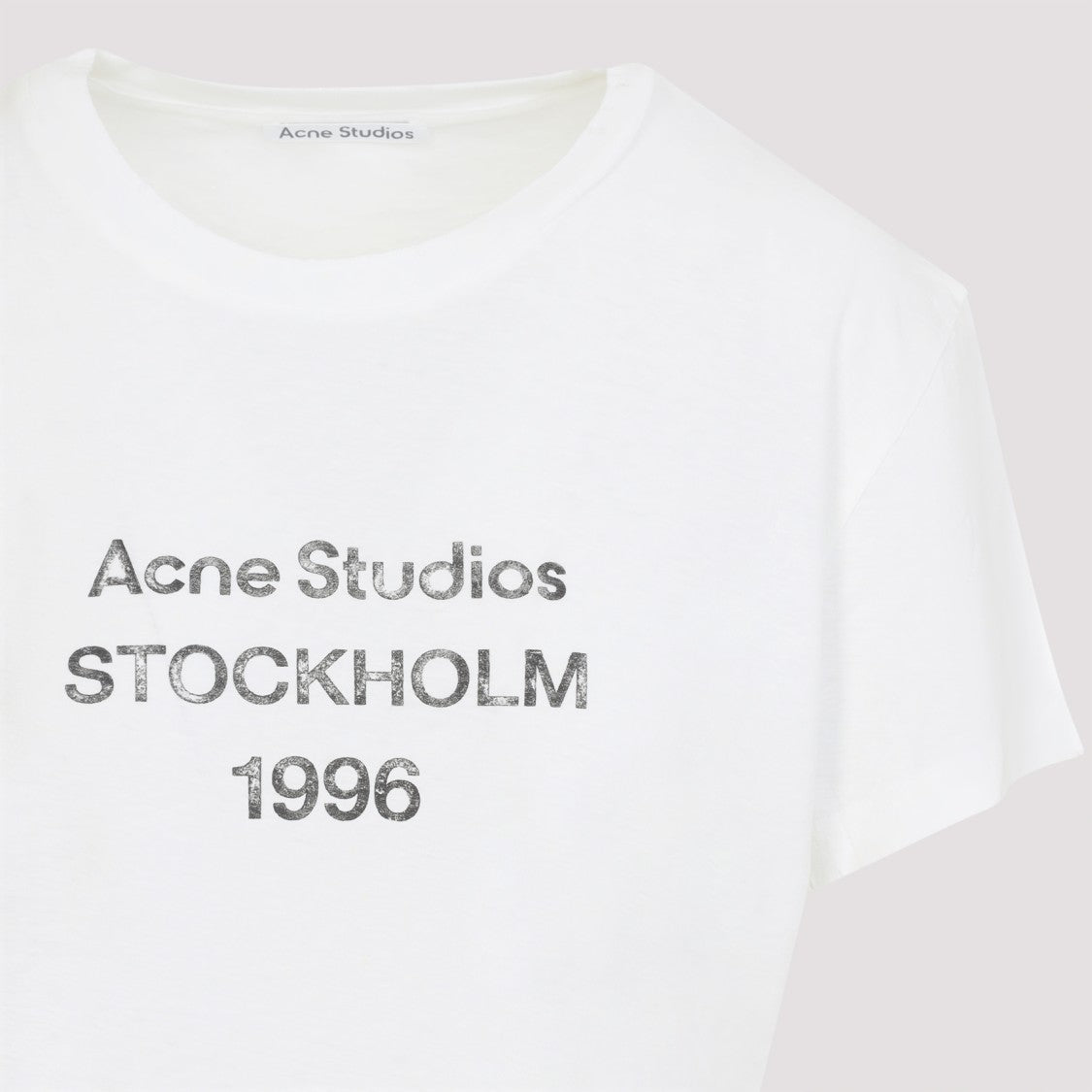 Acne Studios Relaxed Fit Cotton-Hemp Blend T-Shirt