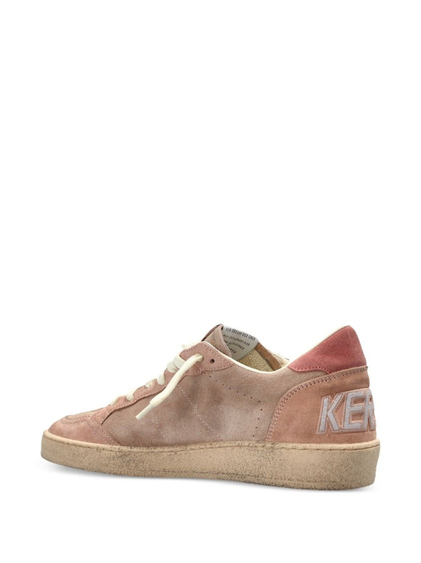 Golden Goose Vintage-Inspired Low-Top Sneakers With Glittering Star Detail