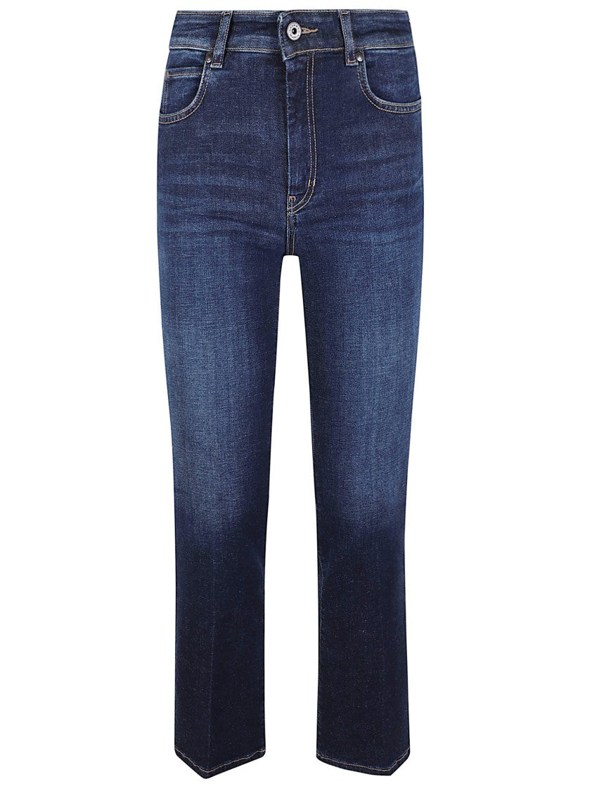 Max Mara Classic Straight-Leg Jeans In Rich Deep Blue