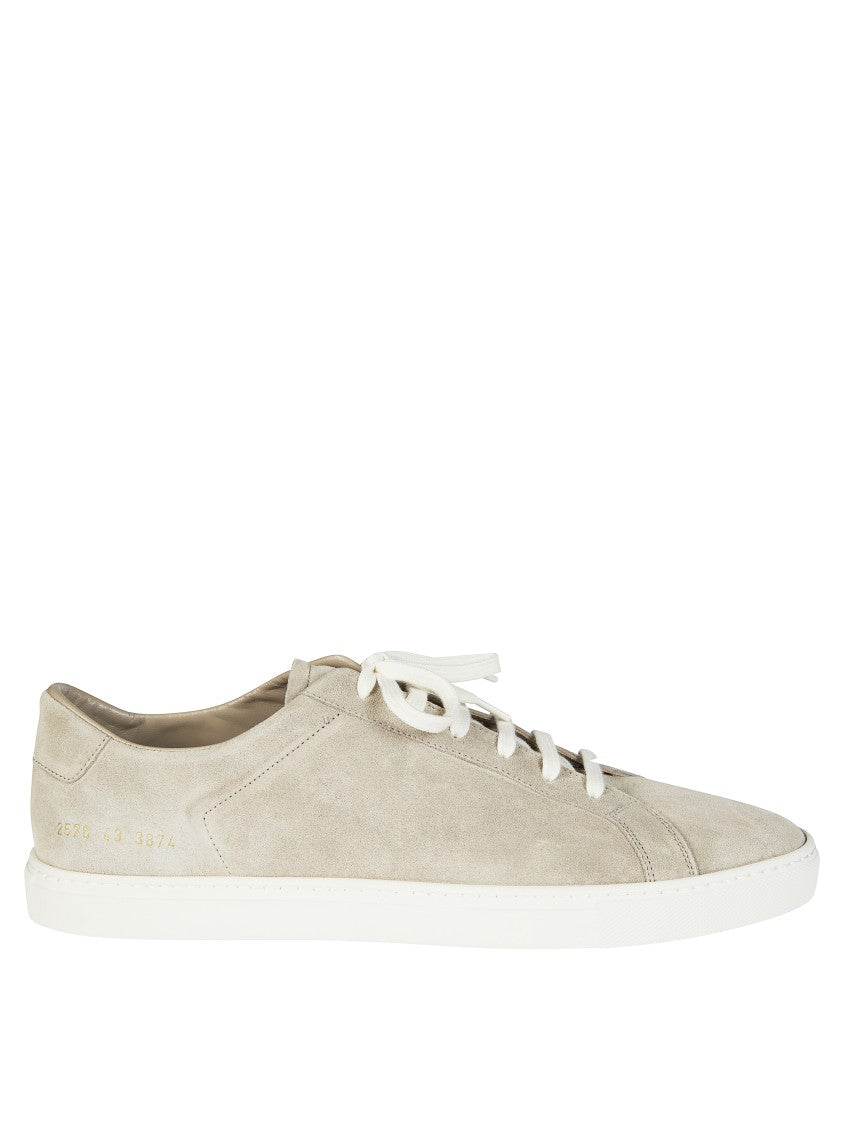 Common Projects Achilles Slim Premium Suede Sneakers