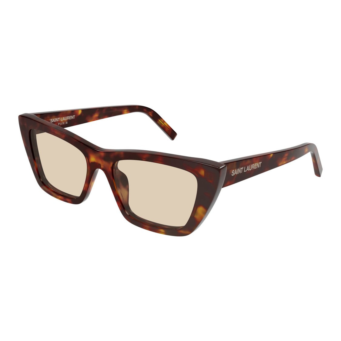Saint Laurent Sl 276 Mica Cat-Eye Tortoiseshell Sunglasses