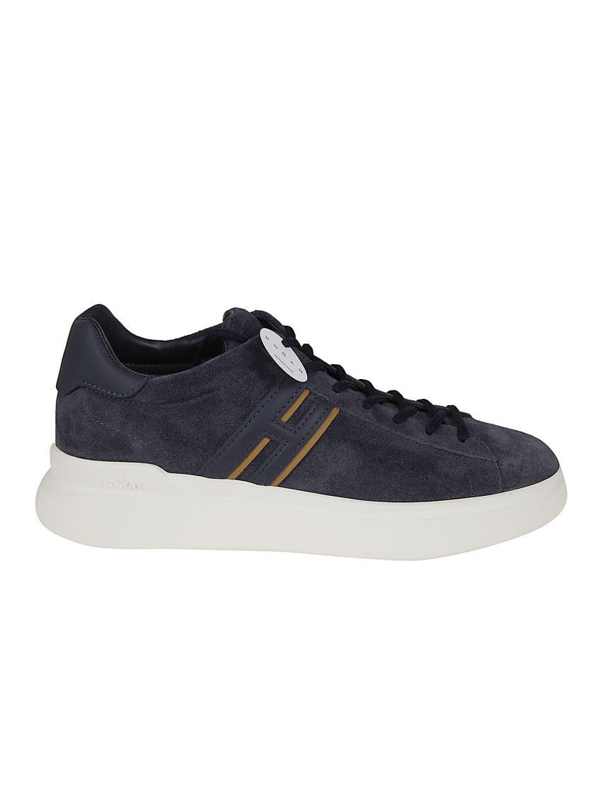 Hogan Low-Top Sneakers With Smooth Leather Detailing
