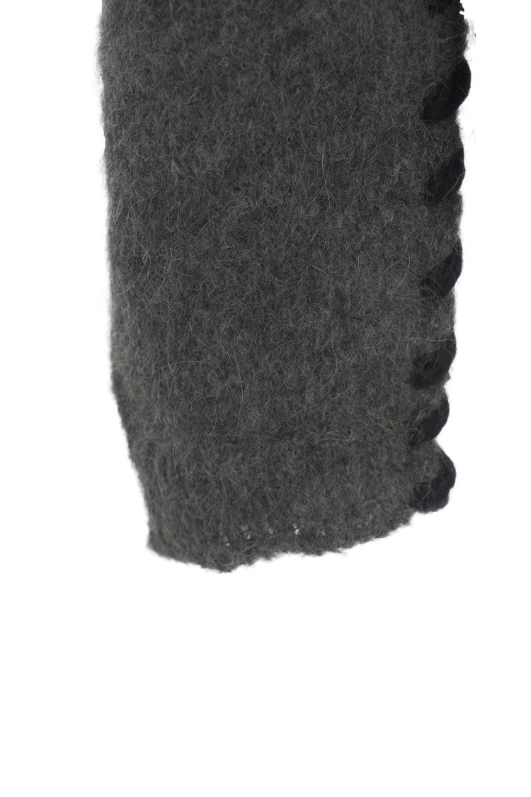 Thom Krom High Collar Sweater With Decorative Stitching