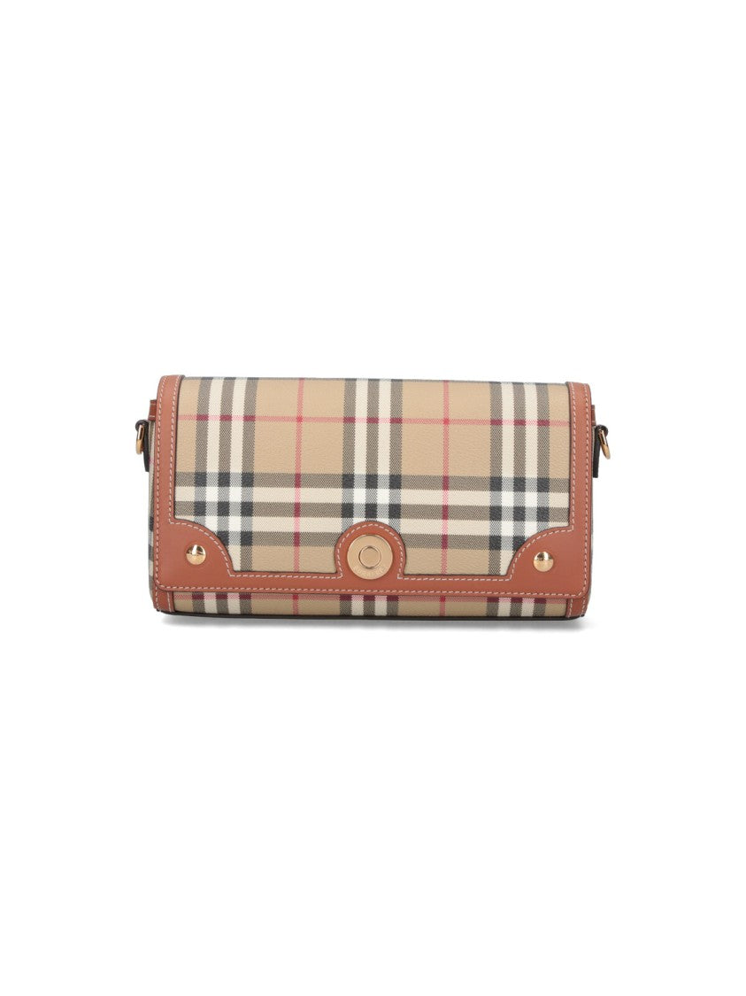 Burberry "Note" Crossbody Bag – Beige